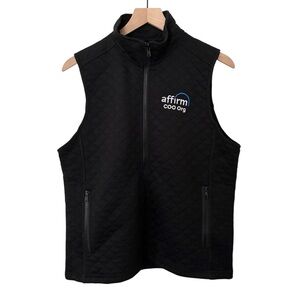 Marine Layer Black Quilted Corbet Vest Affirm Coo Org